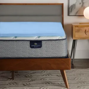 Serta Comfort Cool Memory Foam Mattress Topper, 1.5 Inch, Full