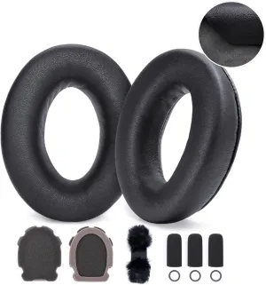 Sheepskin Leather Refresher Kit Ear Pads Mic Muff Windscreen Headband Pad Compatible with Bose A20 X A10 Aviation Headset Headphone (Refresher Kit)