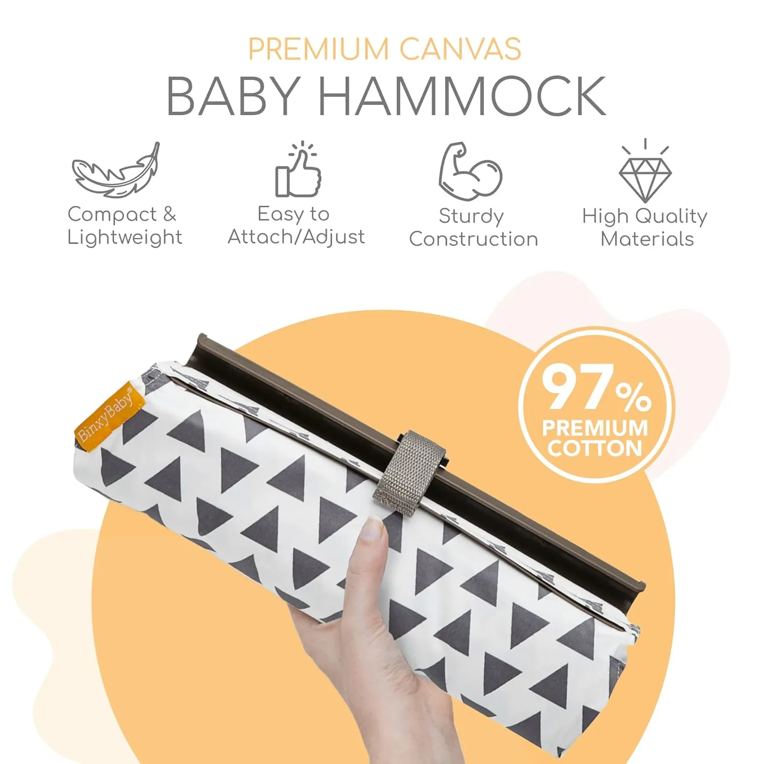 Shopping Cart Hammock for Infants and Toddlers, Cart Seats for Babies, for All Car Seat Models, Grocery Cart Hammock for Baby, Capacity of up to 50 lbs, Triangles