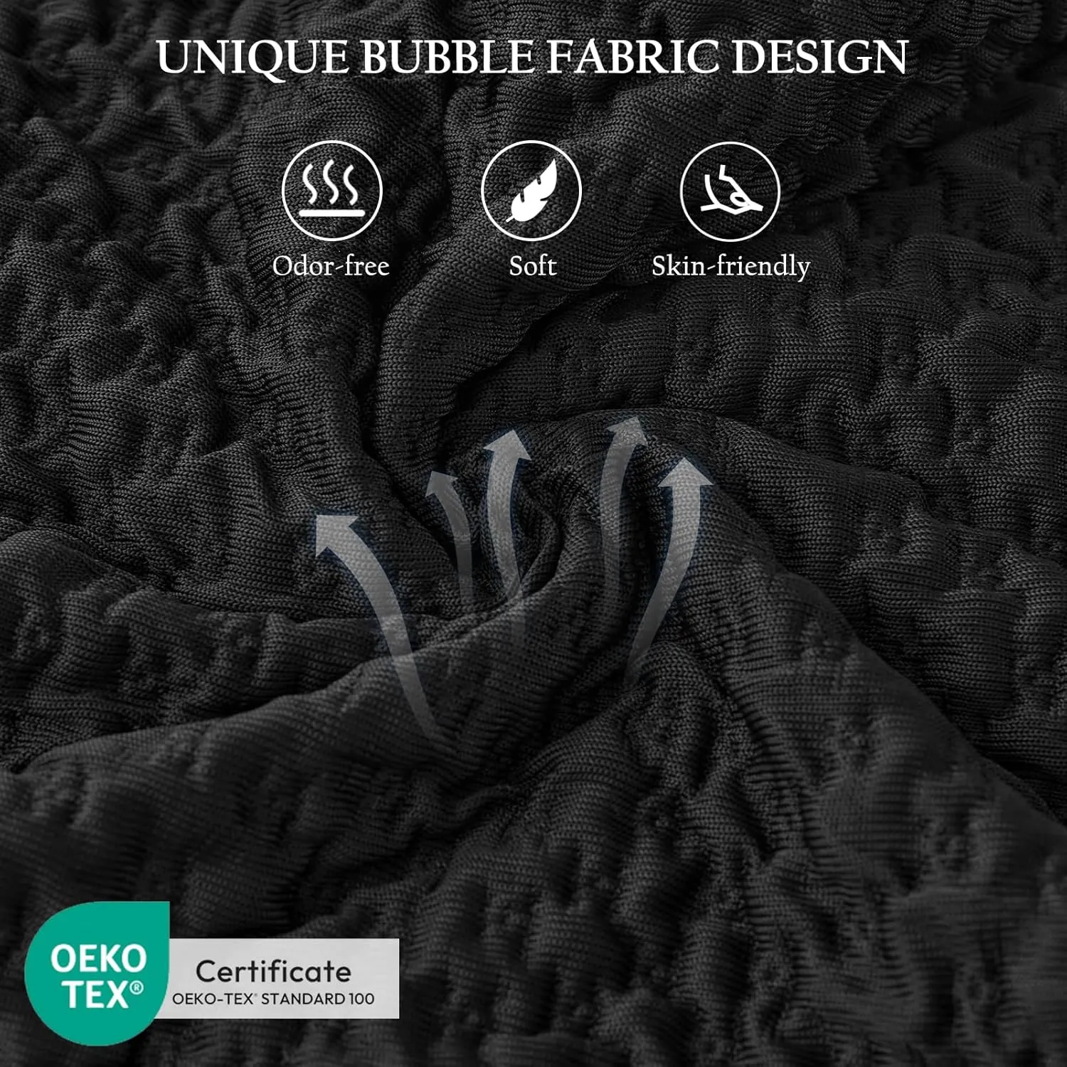 Side Sleeper Pillows for Adults, Adjustable Shredded Memory Foam Bed Pillows for Neck and Shoulder Pain, Standard Black Cooling Curved Pillows with Washable Cover & Extra Foam Bag