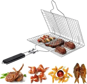 (Small Bbq Stainless Hand Size). Grill Retro-inspired Steel Limited-time offer