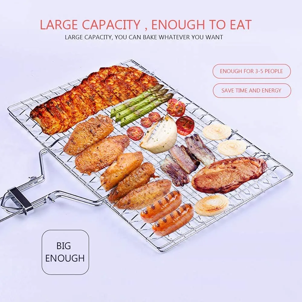(Small Bbq Stainless Hand Size). Grill Retro-inspired Steel Limited-time offer