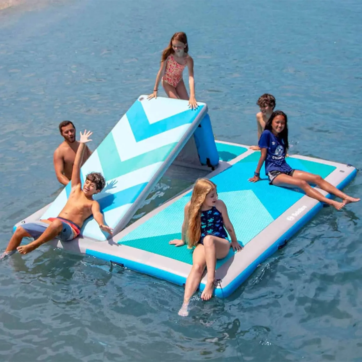 Solstice 10' x 8' Convertible Slide Inflatable Dock - one Size