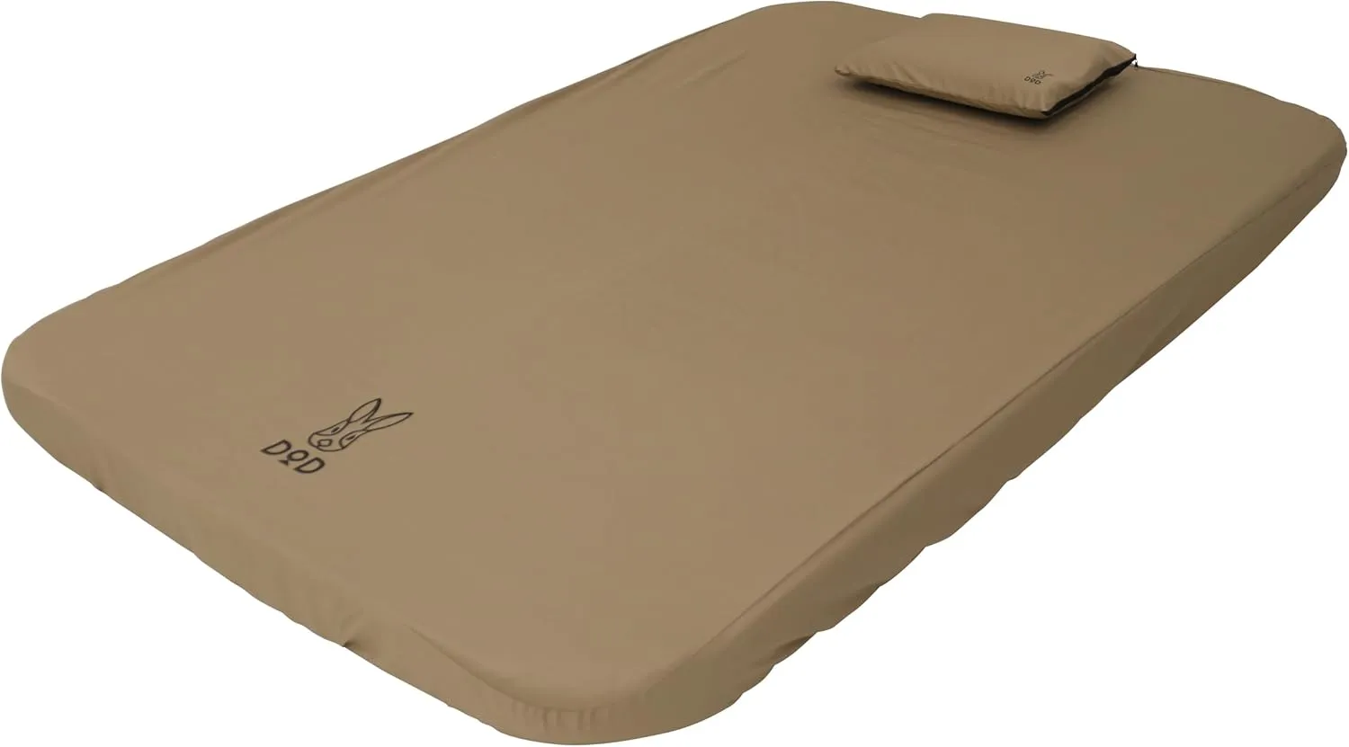 Soto Sleeping Pad for Camping - Extra Thick Self-Inflating - Mattress and Air Pillow - Tan - Large