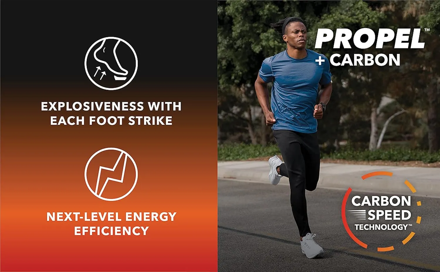 Spenco Propel   Carbon Performance Shoe Insoles for Women and Men, Men's 10-11.5/Women's 11-12.5 Red