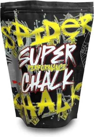 SPIDER CHALK Climbing Chalk Lab-Grade Powder Large 10 oz. Bag. Skin-Friendly, Better Performance - Made in The USA.