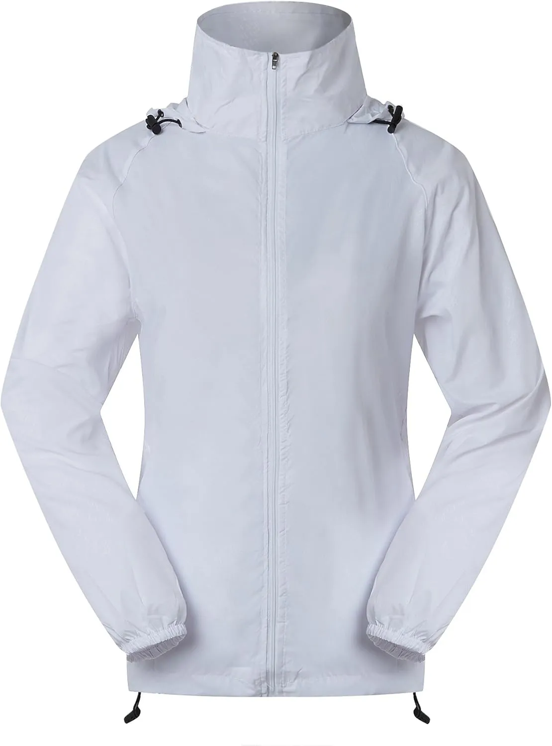 Spmor Women's Lightweight Waterproof Jacket Packable Windbreaker Running Coat