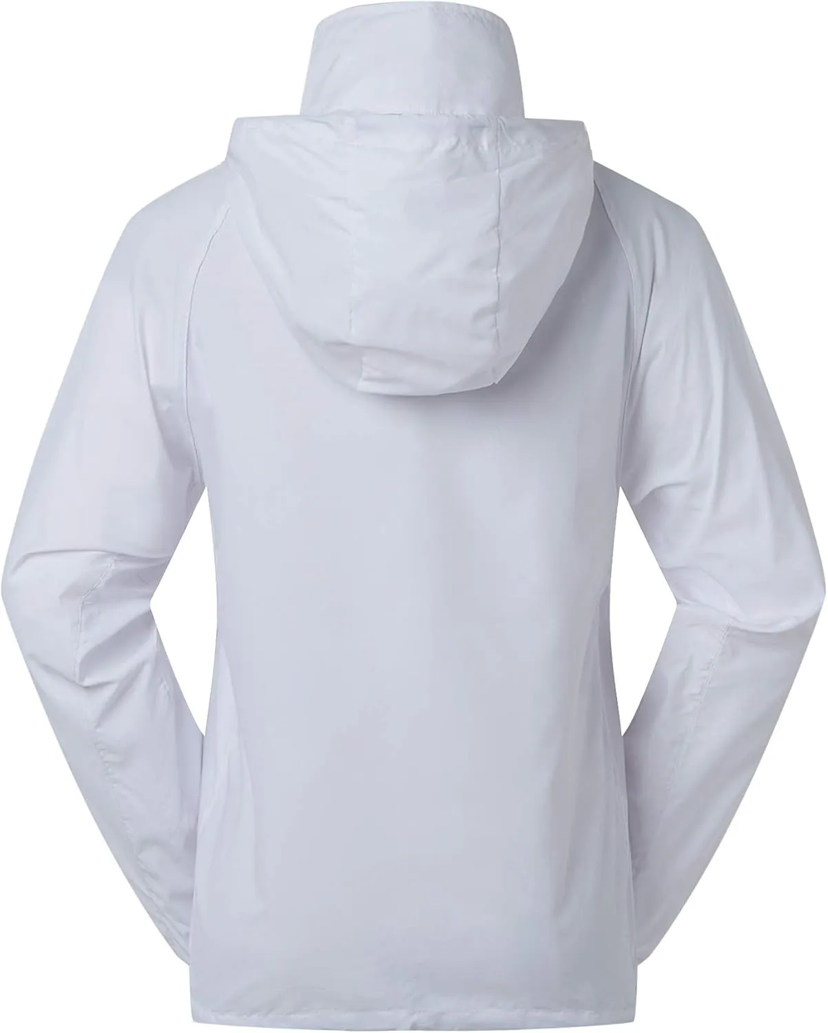 Spmor Women's Lightweight Waterproof Jacket Packable Windbreaker Running Coat