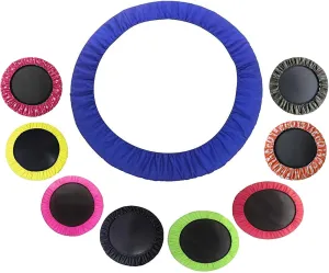 Sponge Safety Replacement Trampoline Surround Pad, Standard Size Replacement with Spring Guard Cover and Edge Protection, Tear-Resistant(Green,50in/D=1.27m)