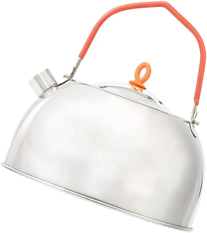 Stainless Steel Mini Kettle 0.6l Tea Pot Camping Portable for Outdoor Activities