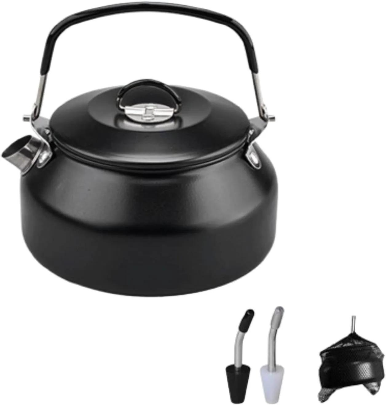 Stainless Steel Tea Kettle Camping Teapot Picnic Teapot Coffee and Tea Kettle Tea Brew Pot for Picnics Picnic Road Trip
