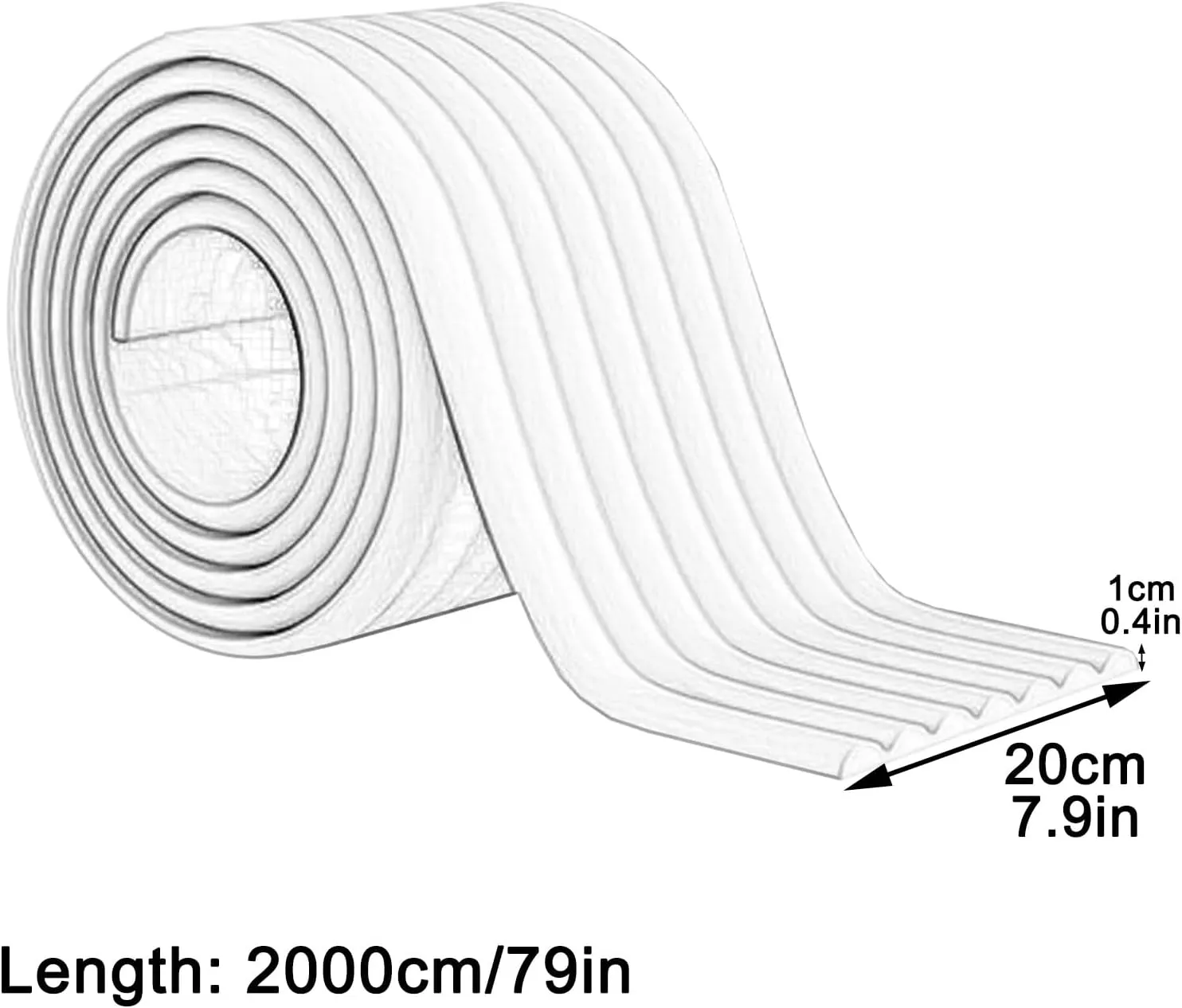 Stair Edge Trim Stair Nose PVC Self-Adhesive Wall Protector with Strong Adhesive for Furniture Edge Corner Garage(Pink,20x1x2000cm)