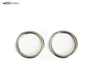 Steel Hammock Rings (x2)