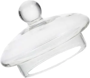 STOBAZA Replacement Glass Lid for Teapot Heat-resistant Teapot Accessory Lid for Tea Kettle Easy to Use Prevents Liquid Leakage for Family Parties Camping