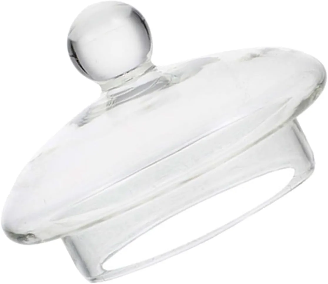 STOBAZA Replacement Glass Lid for Teapot Heat-resistant Teapot Accessory Lid for Tea Kettle Easy to Use Prevents Liquid Leakage for Family Parties Camping