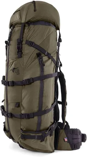 Stone Glacier Sky Talus 6900 Hunting Pack with Krux Frame, 6900 Cubic Inches, Ranger Green, Hydration Compatible, 150  lb Load Rating (50143-RG-M)