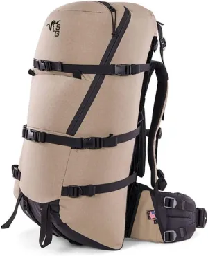 Stone Glacier Solo 3600 Hunting Pack with Krux Frame, 3600-6000 cu in, 150 lb Load, Hydration Compatible, Tan (50134-TN-L)