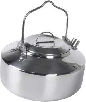 Style Stainless Steel Kettle 1000ml Camping Water Heater Tea Pot for Outdoor
