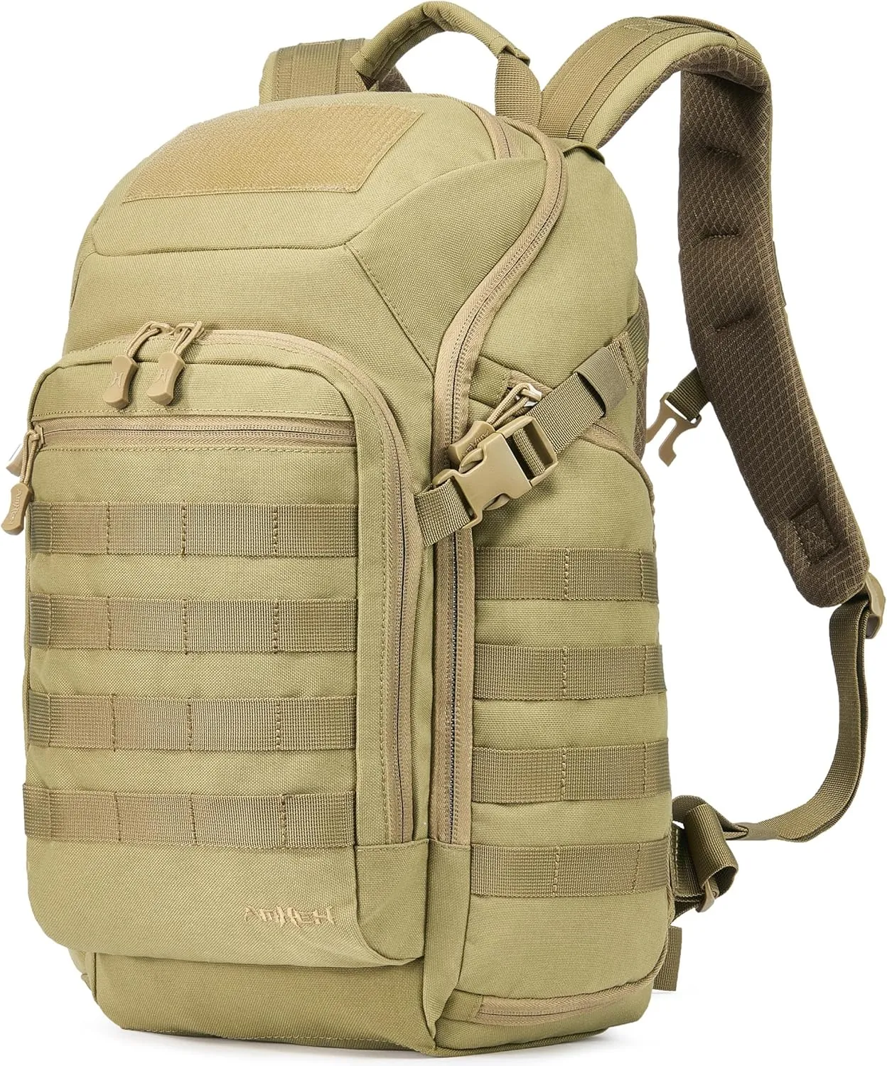 Tactical Backpack Military Army Molle Day Assault Pack Daypack Rucksack Survival Bugout Emergency Go Bag 32L (Tan)