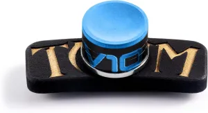 TAOM Magnetite Combo Billiard Chalk Holder V10 Billiard Pool Cue Premium Chalk Blue in Branded Box