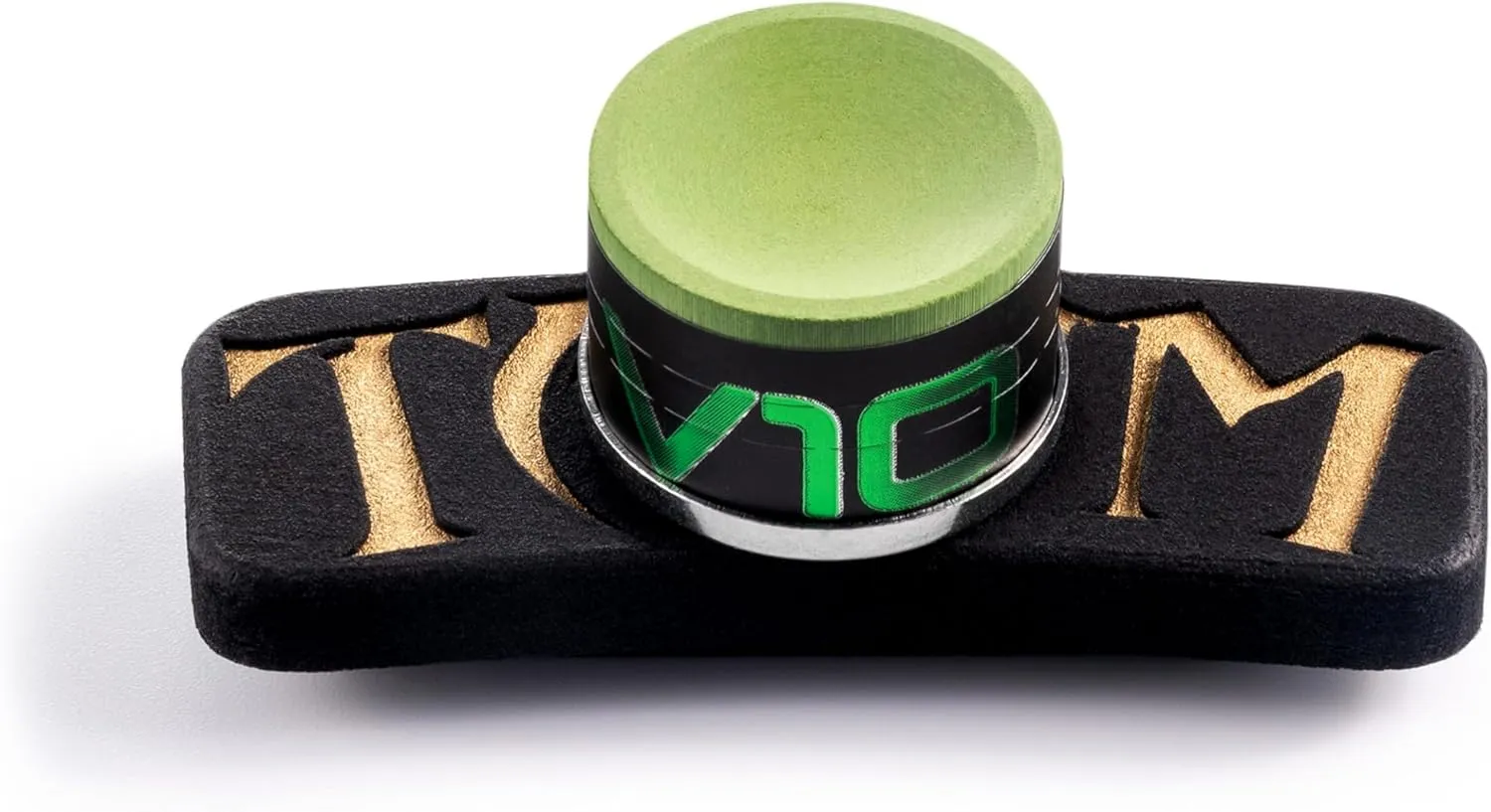 TAOM Magnetite Combo Billiard Chalk Holder V10 Billiard Pool Cue Premium Chalk Green in Branded Box