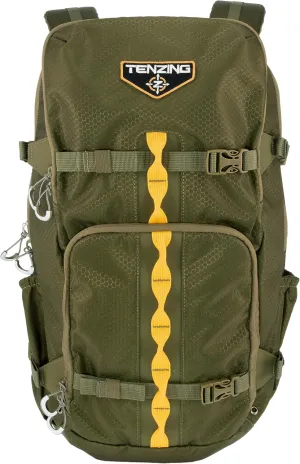 TENZING 1200 Whitetail Day Pack Hydration Bladder Compatible Ultra-Durable Camo Hunting Backpack, Olive Green