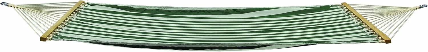 Texsport Surfside Extra-Wide Double Hammock, White -Green