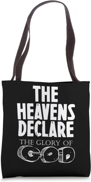 The Heavens Declare the Glory of God - Christian Faith Chalk Tote Bag