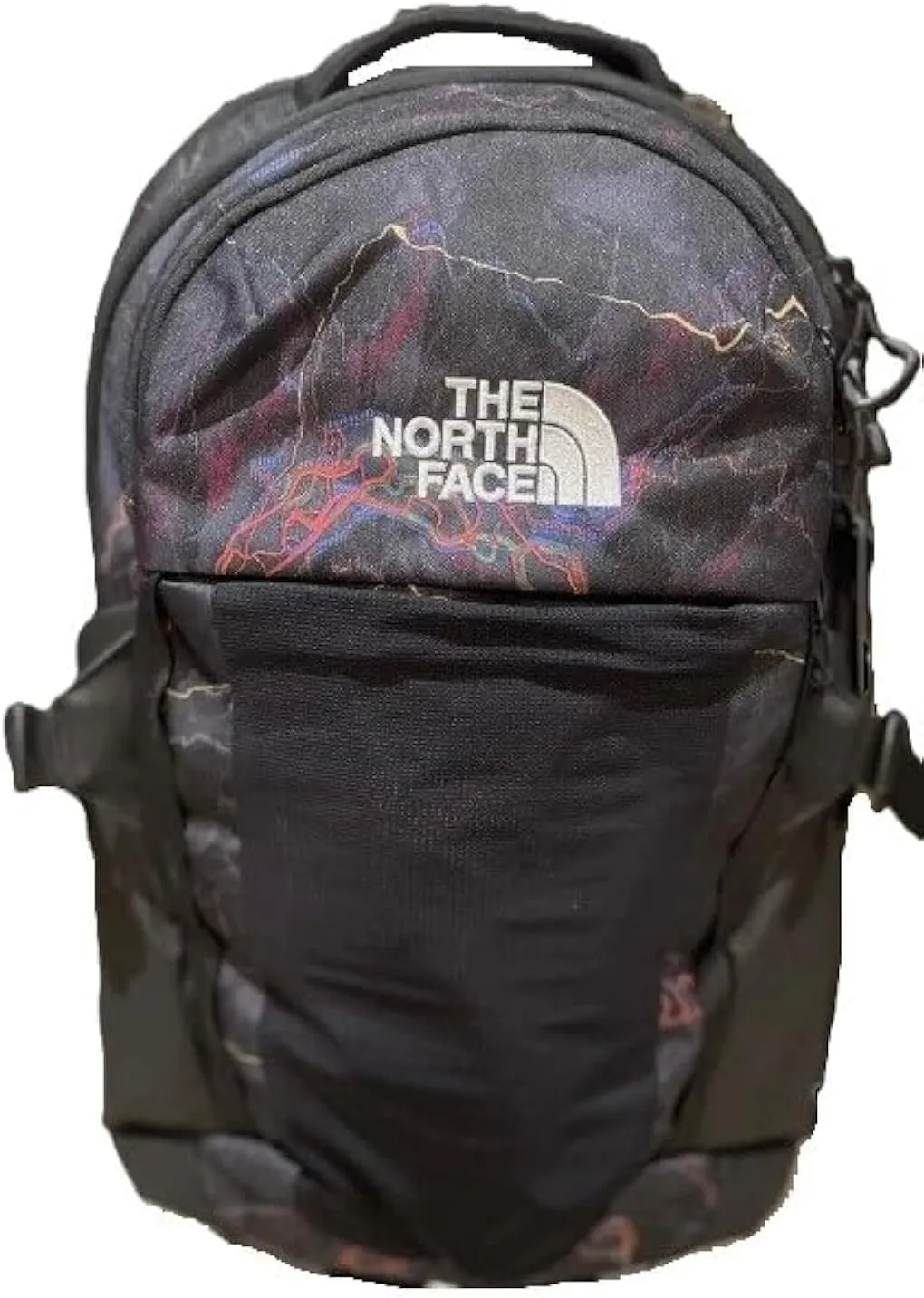 THE NORTH FACE Recon Everyday Laptop Backpack, TNF Black Trail Glow Print/TNF Black, One Size