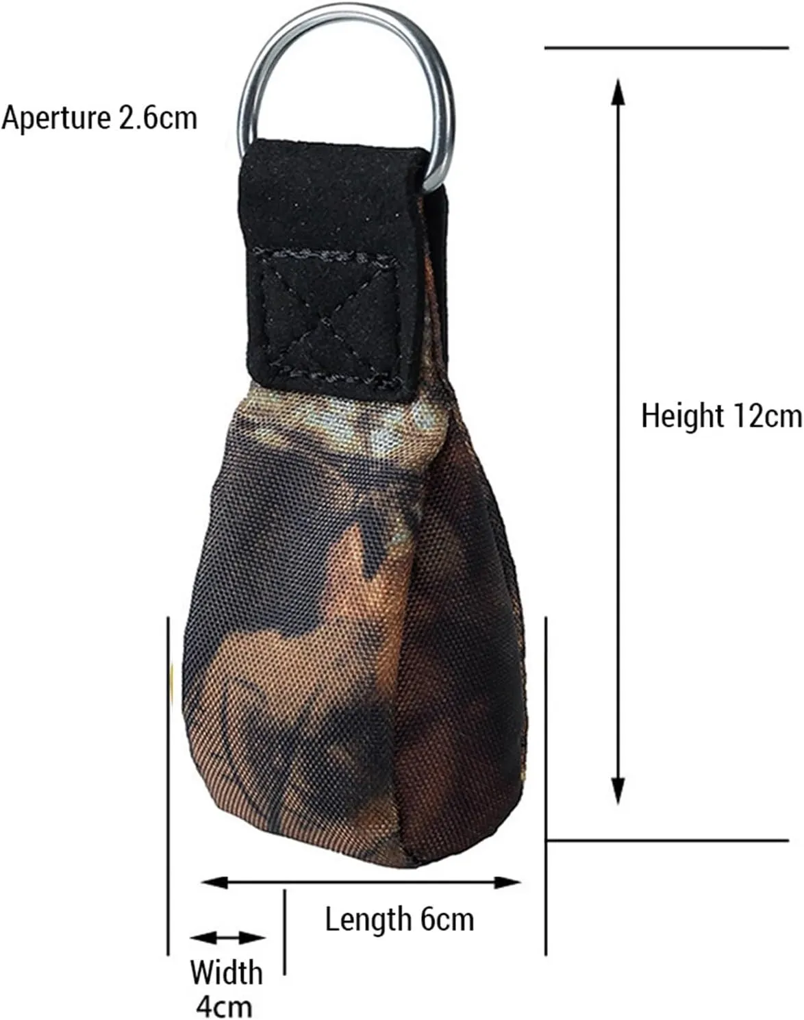 Throwing Rope Bag,Multi Purpose Throw Weight Bag Throwing Rope Sandbag Climbing Rope Bag for Tree Climbing (Keensok4tnyp39rm-CF)