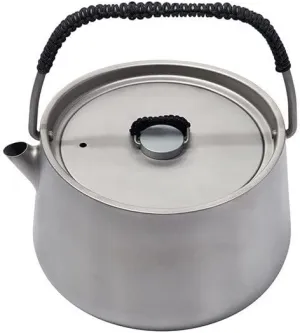 Titanium teapot coffee pot kettle lightweight teapot tea 1L