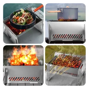 Tokyo Mart Folding Camping Grill