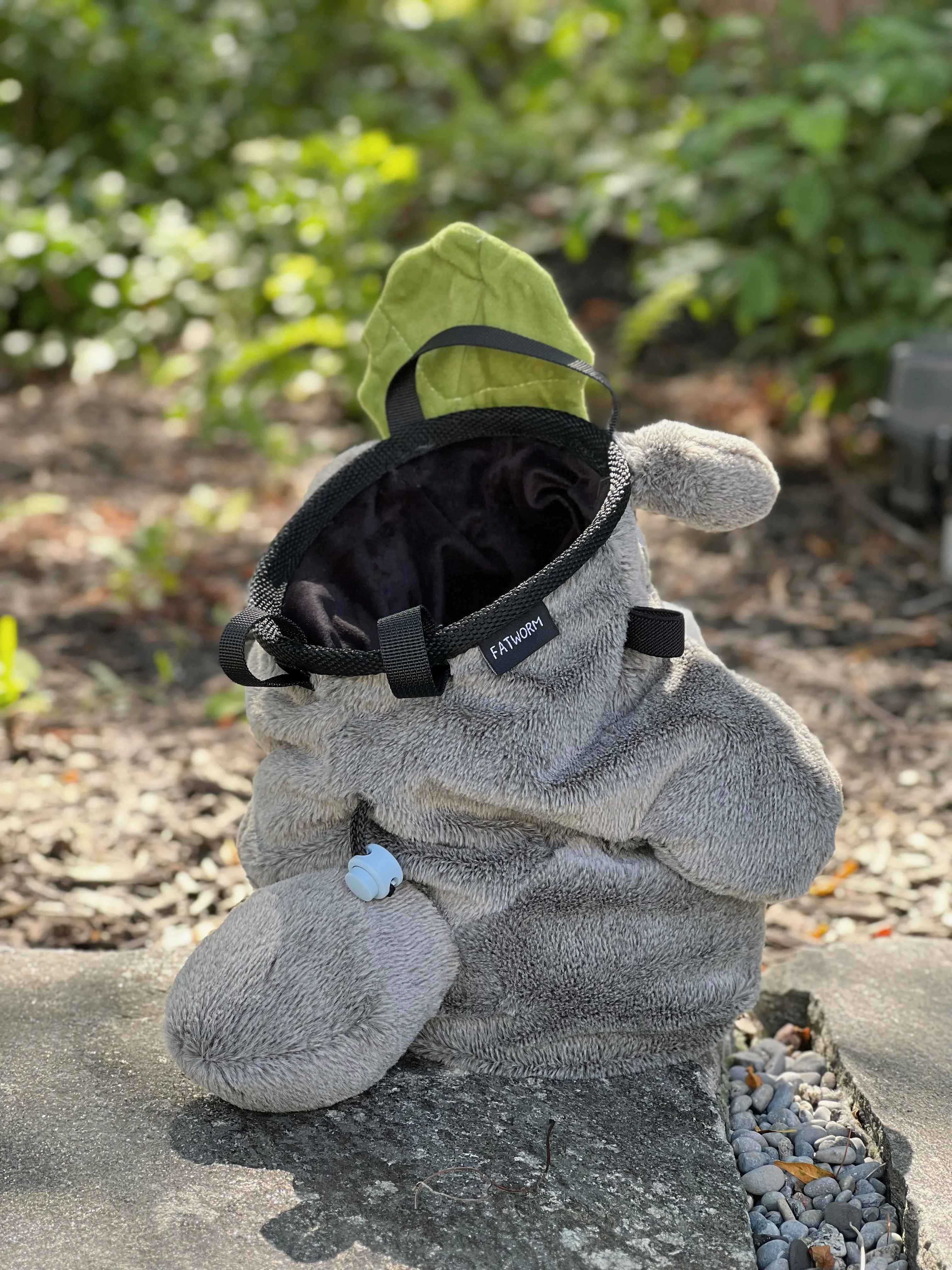 Totoro with Lotus Leaf Chalk Bag/Chalk Bucket