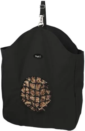 Tough 1 Hay Bag Tote with Poly Net Black
