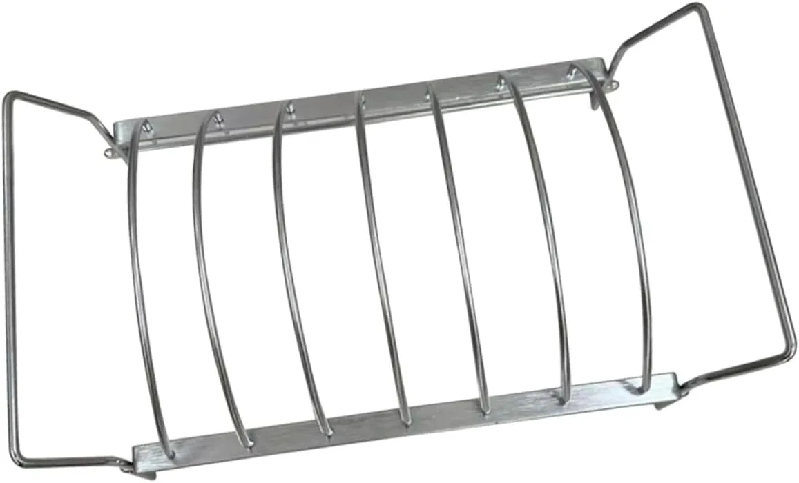 Toyvian Portable BBQ Grill Compact Folding Stainless Steel Rack Easy Grill for Outdoor