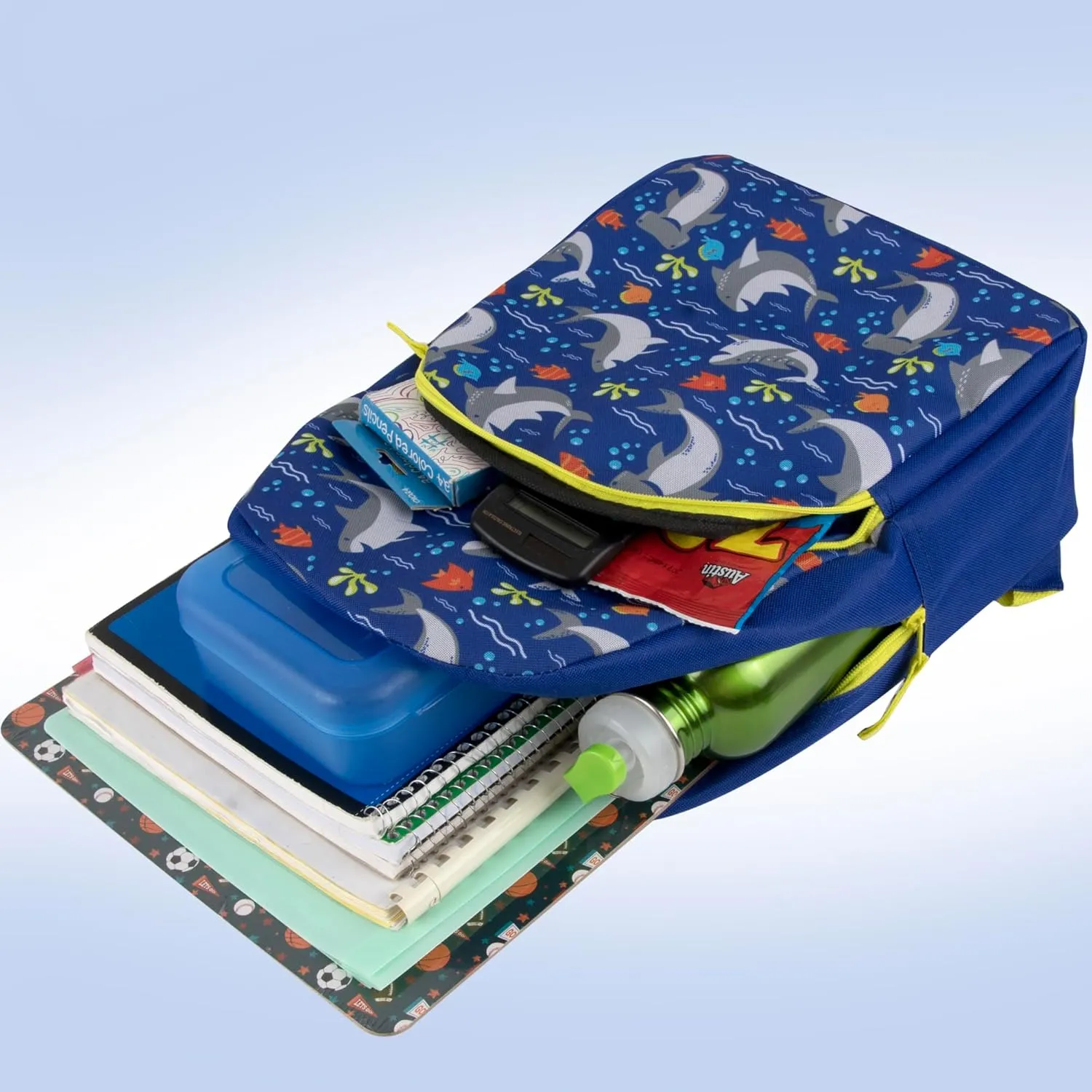 Trail maker Wholesale Kids Backpacks for Boys, Girls Bulk Backpacks 24 Pack with Fun Patterns, Adjustable Padded Straps