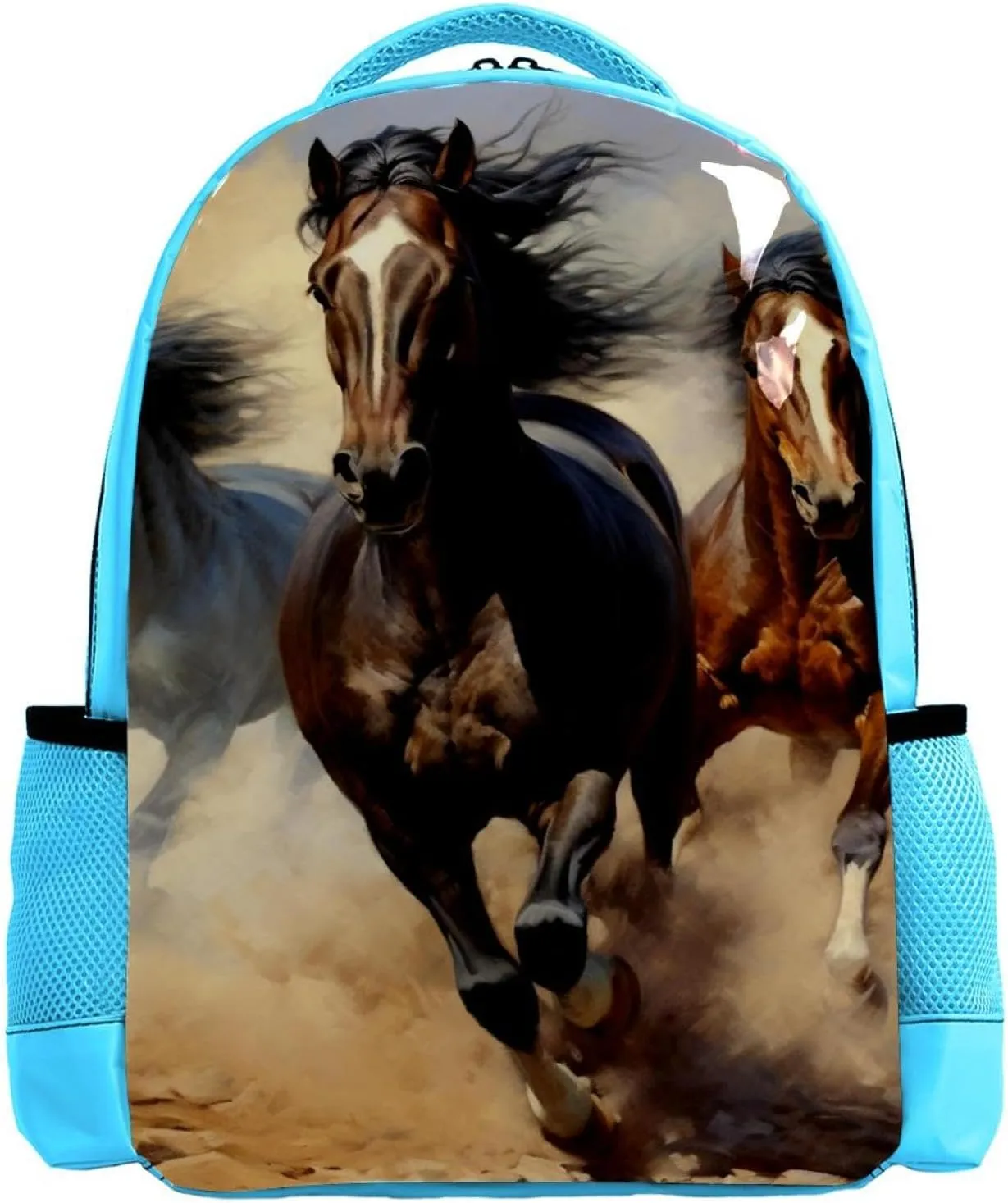 Travel Backpack,Work Backpack,Back Pack,Running Horse Prairie Animal,Backpack