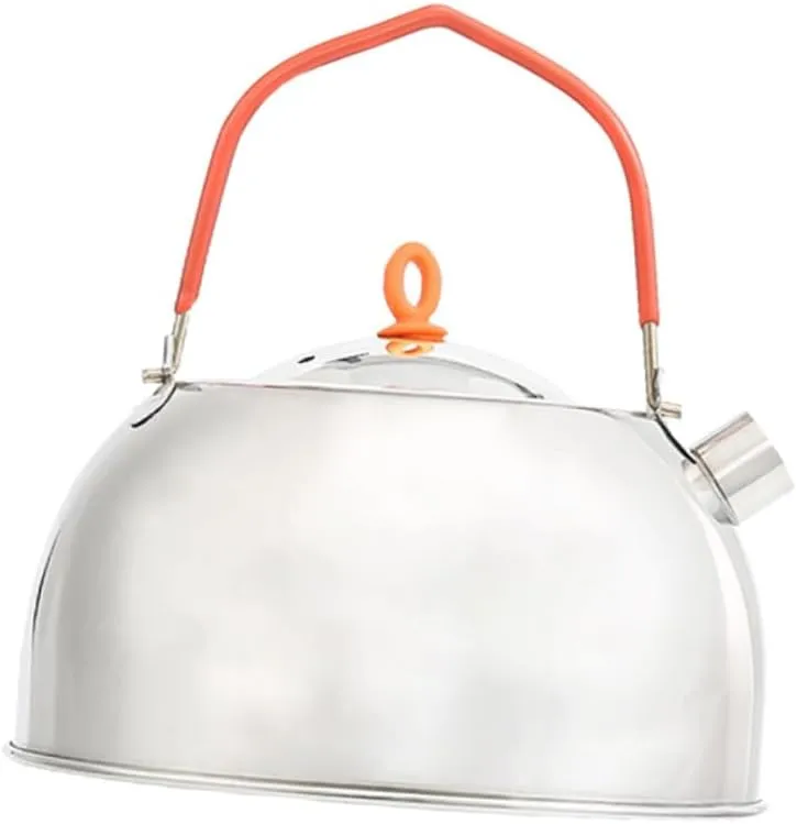 Travel-ready Mini Tea Kettle 0.6l Perfect for Camping Hiking Stainless Steel