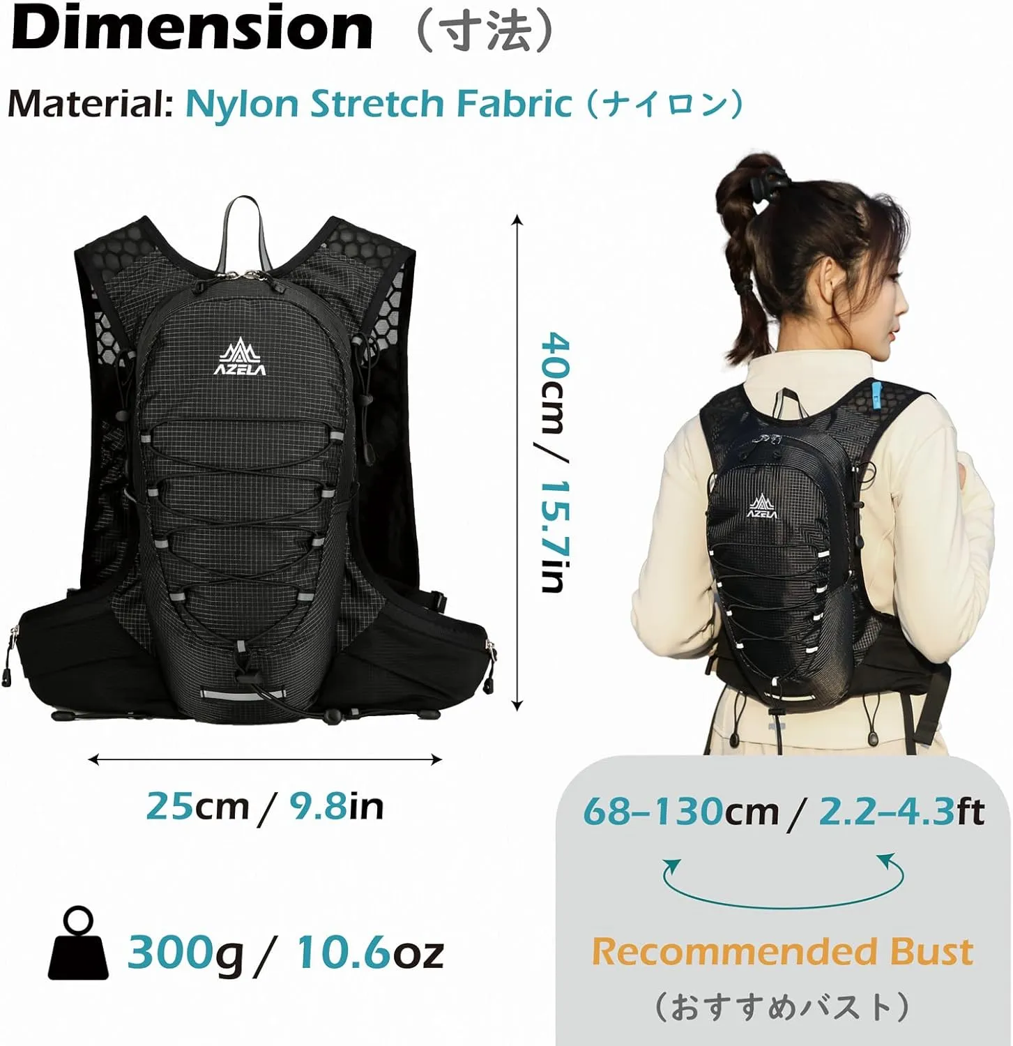 TRIWONDER 10L 18L Running Hydration Vest, Lightweight Hydration Pack Backpack for Trail Marathoner Running Race Cycling Hydro Daypack