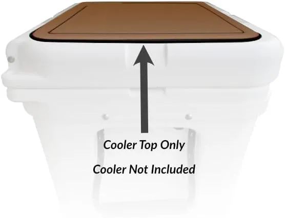 Tundra 45 Cooler Lid Tops - EVA Foam YETI Chest Cooler Peel and Stick Comfort Pad - Hard Side Camping, Boating, Tail Gate, Ice Box Top Cushion
