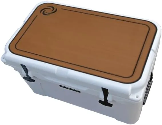 Tundra 45 Cooler Lid Tops - EVA Foam YETI Chest Cooler Peel and Stick Comfort Pad - Hard Side Camping, Boating, Tail Gate, Ice Box Top Cushion