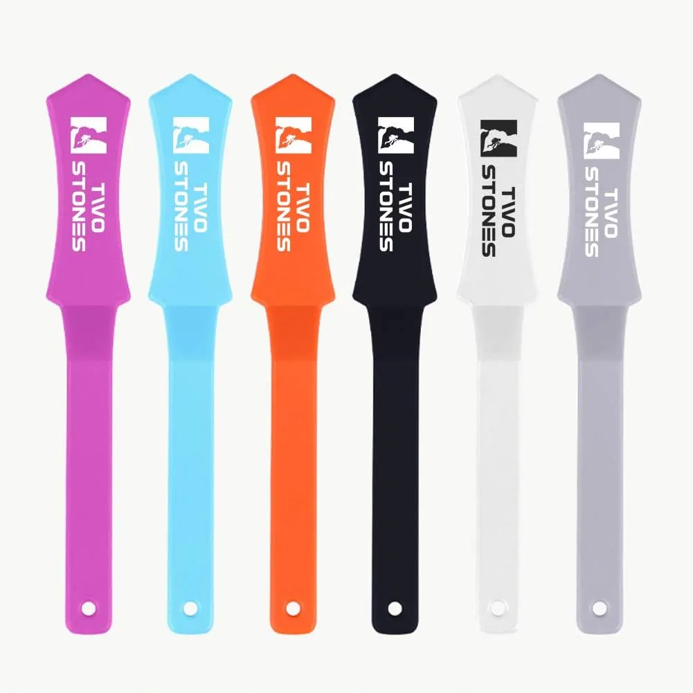 TWO STONES Bouldering Brush with Thick Ultra Durable Boar's Hair Bristles,Perfect Rock Climbing Brushes for Rock Climbing Holds on Climbing Wall as Climbing Chalk Brush Indoor or Outdoor