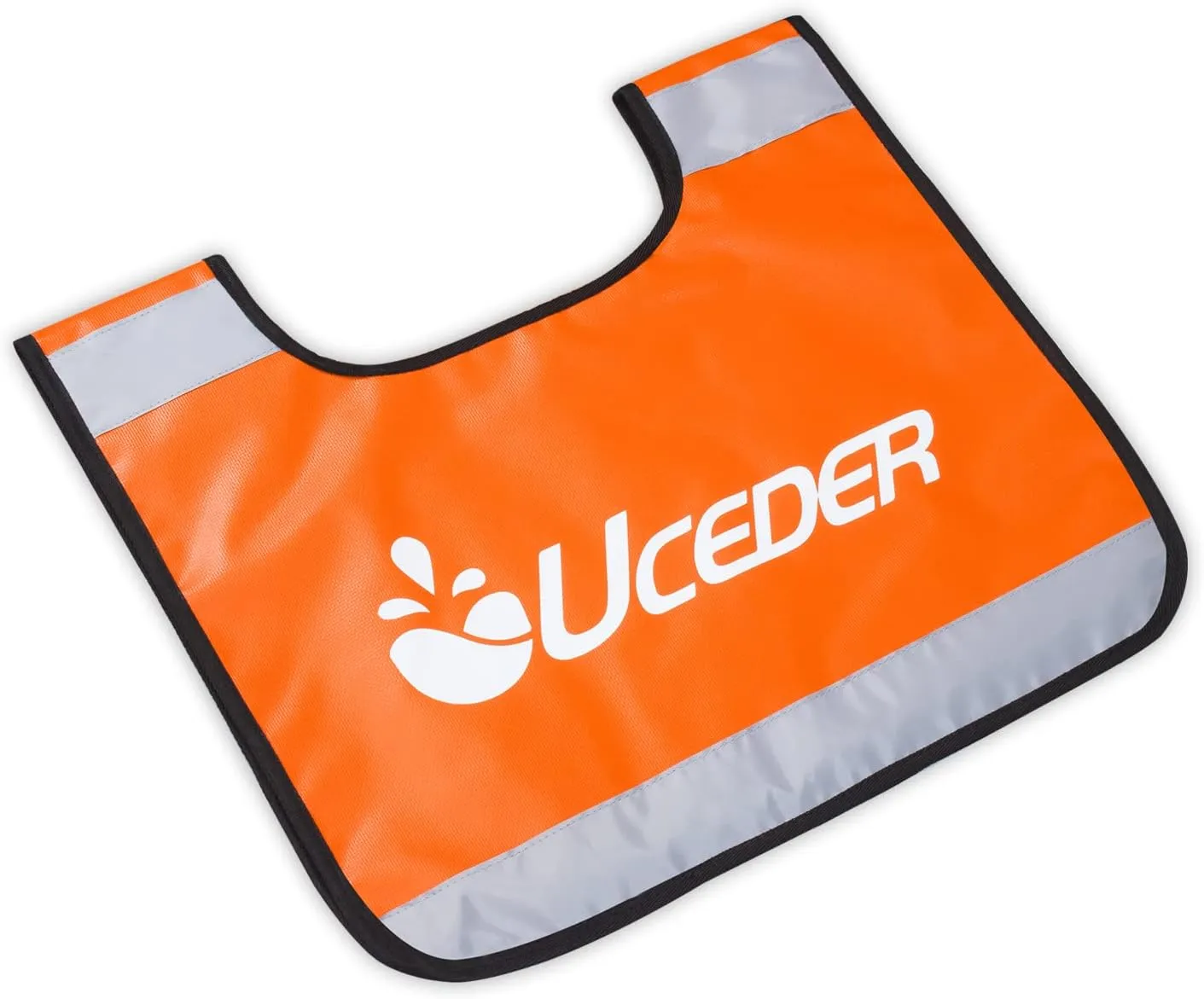 UCEDER Winch Cable Damper Heavy Duty Vinyl Construction Car Off-Road Safety Recovery Dampener Blanket with Reflective Strips and Storage Pocket(Orange,1)