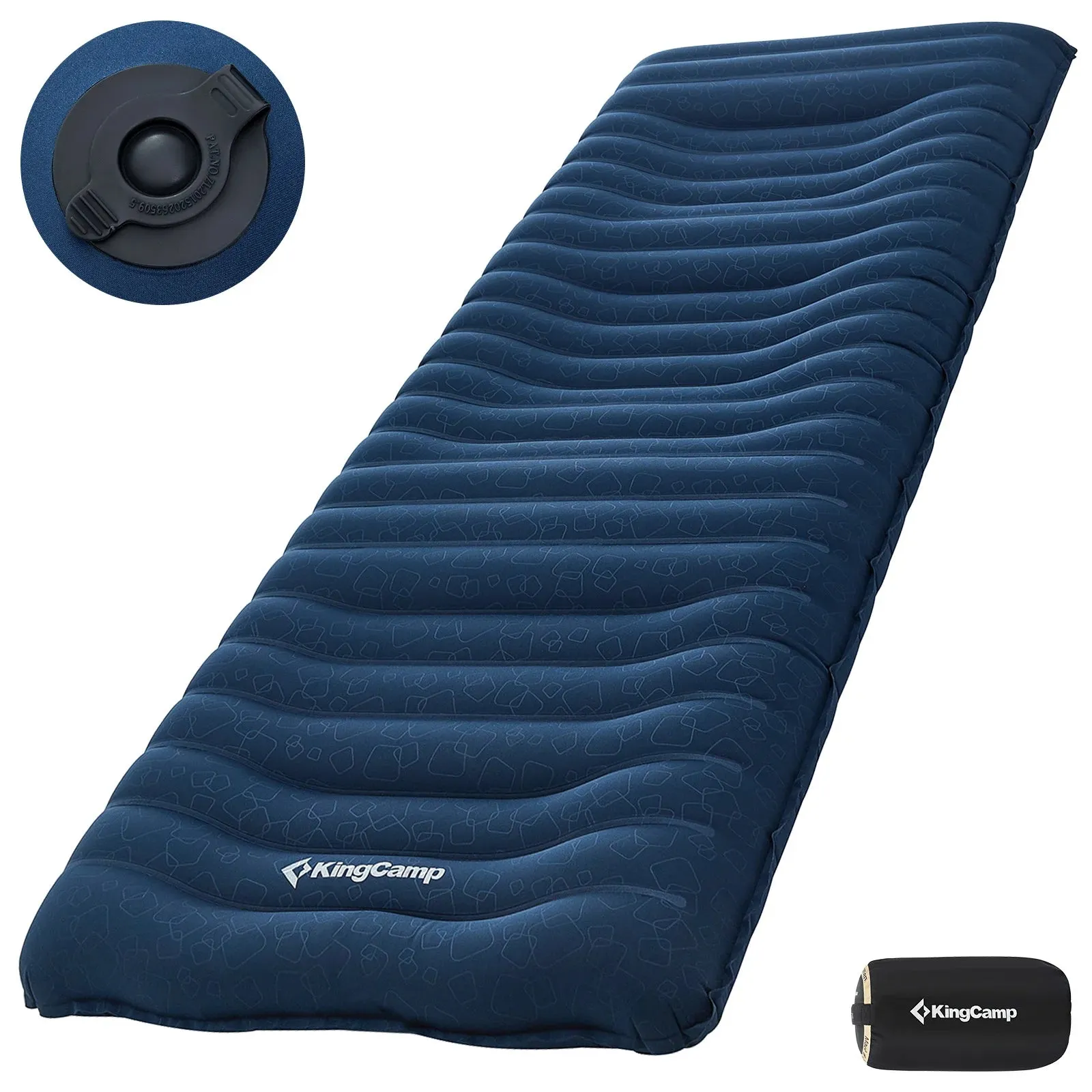 Ultralight Inflatable Sleeping Pad with Carry Bag for Camping and Hiking