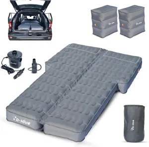 Unbeatable Durability SUV Air Mattress for Car Camping, Durable Extra Thick 300D Oxford Fabric, Quick Easy Set-Up w/Electric Pump, Bed Mattress, Mattress for SUV, Car Air Mattress