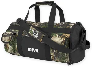 University of Iowa Hawkeyes Hunting Camo Ultimate Gym Duffel Bag Backpack for Men Women Caitlin Clark GO HAWKS