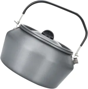UPKOCH 1pc Outdoor Portable Tea Kettle Lightweight Camping Teapot for Hot Water Tea and Ergonomic Handle Splash Design for Travel and Picnics
