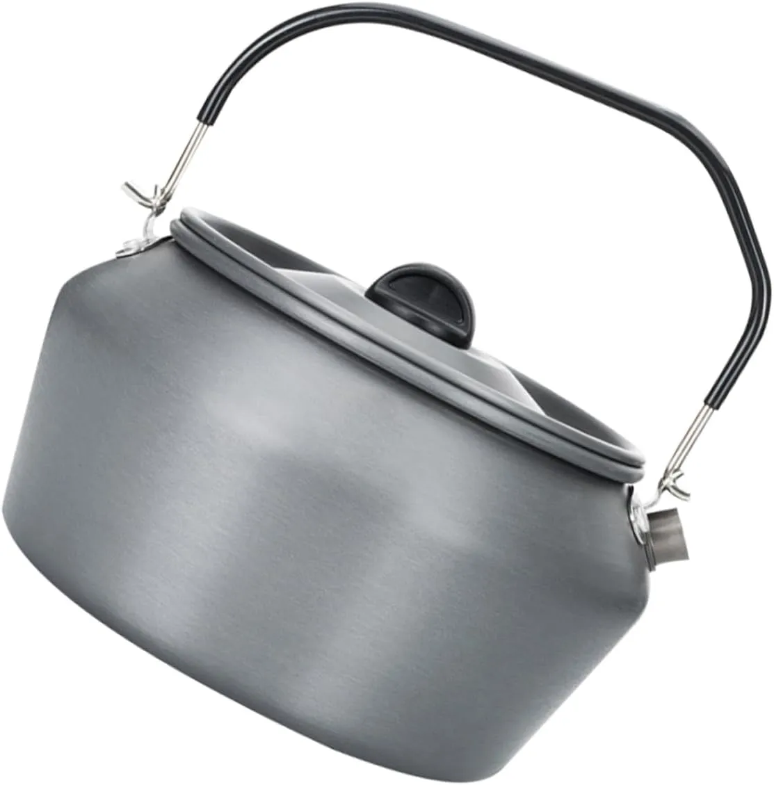 UPKOCH 1pc Outdoor Portable Tea Kettle Lightweight Camping Teapot for Hot Water Tea and Ergonomic Handle Splash Design for Travel and Picnics