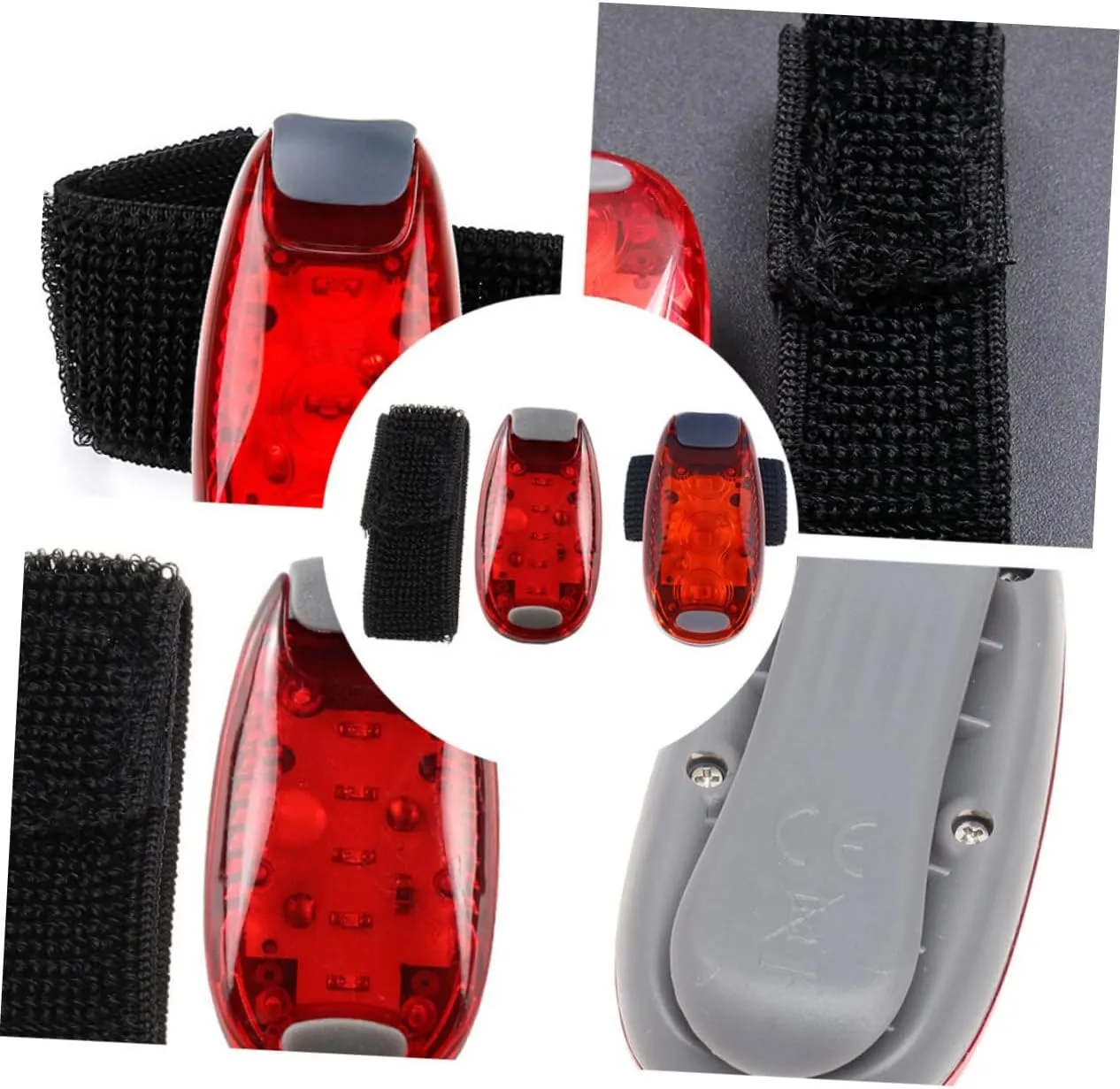 UPKOCH Bike Taillight Flashing Rear Battery Runner Lights for Night Riding Tail Light Bright Camping Running