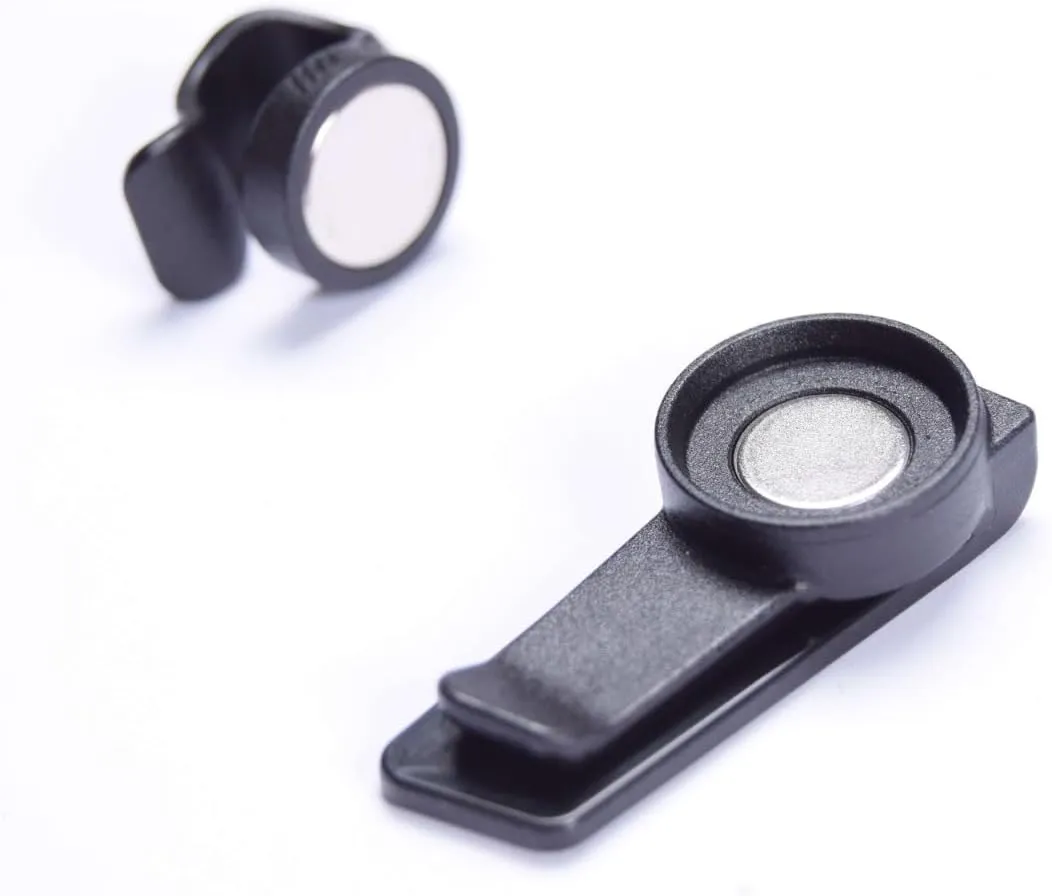 USWE Magnetic Tube Clip - Hassle-Free Hydration Accessory, Secure Hose Management for Outdoor Activities, Compatible with Hydration Packs and Water Bladders (Black)